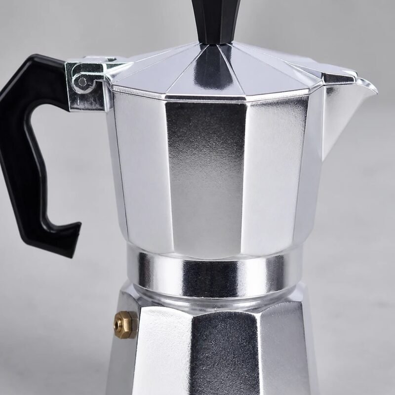 Aluminium Moka Pot, 150 ml, detail
