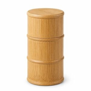 Bamboo Storage Canister, 18 cm, main packshot