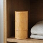 Bamboo Storage Canister, 18 cm — at rest Bamboo Storage Canister, 18 cm, at rest