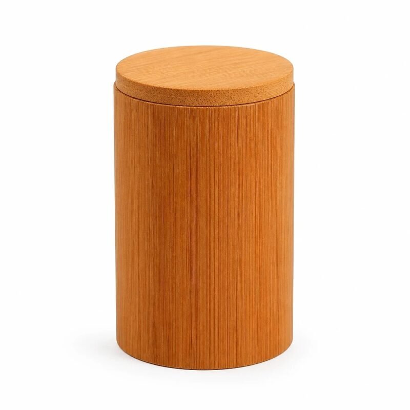 Bamboo Tea Caddy — main packshot Bamboo Tea Caddy, main packshot