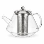 Borosilicate Glass Teapot, 750 ml, side profile
