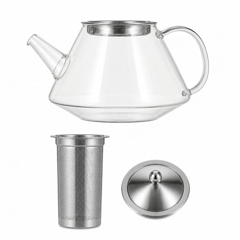 Borosilicate Glass Teapot, 750 ml, what is in the box