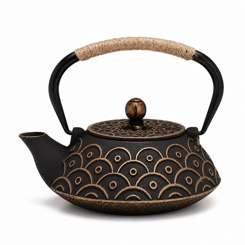 Cast Iron Teapot, 900 ml, side profile