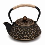 Cast Iron Teapot, 900 ml — top three-quarter angle Cast Iron Teapot, 900 ml, top three-quarter angle
