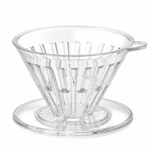 Clear Pour Over Dripper, 1 to 4 Cups, main packshot