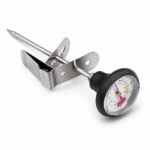 Coffee Thermometer with Pitcher Clip, top three-quarter angle