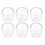 Double Wall Borosilicate Glass Cups, Set of Six, what is in the box