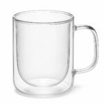 Double Wall Glass Mug with Handle, main packshot
