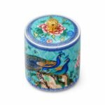 Enamel Ceramic Tea Caddy, 14 cm, what is in the box
