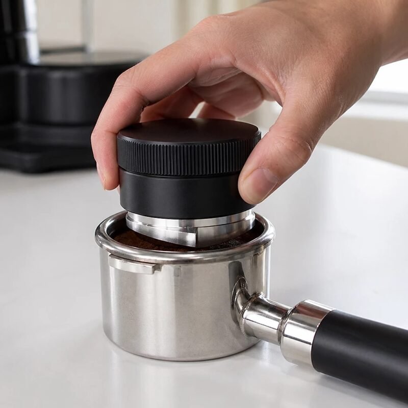 Espresso Coffee Distributor, in use