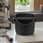 Espresso Knock Box, in a kitchen setting