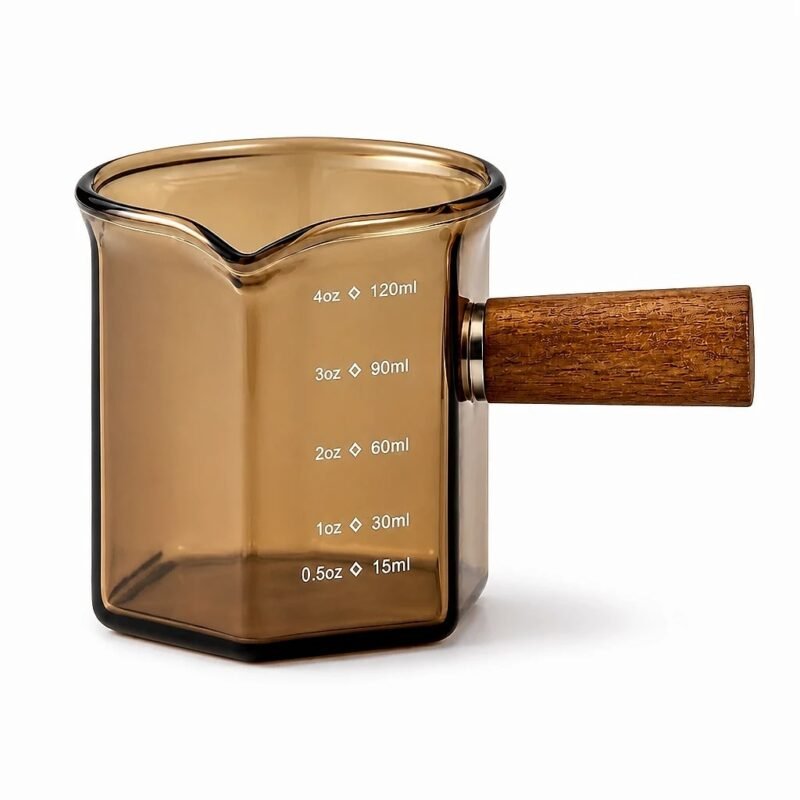Espresso Measuring Glass, 120 ml, side profile