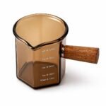 Espresso Measuring Glass, 120 ml, top three-quarter angle
