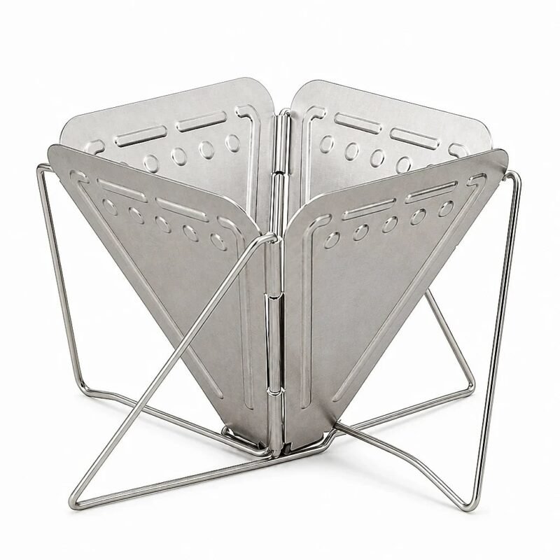 Folding Pour Over Stand, side profile