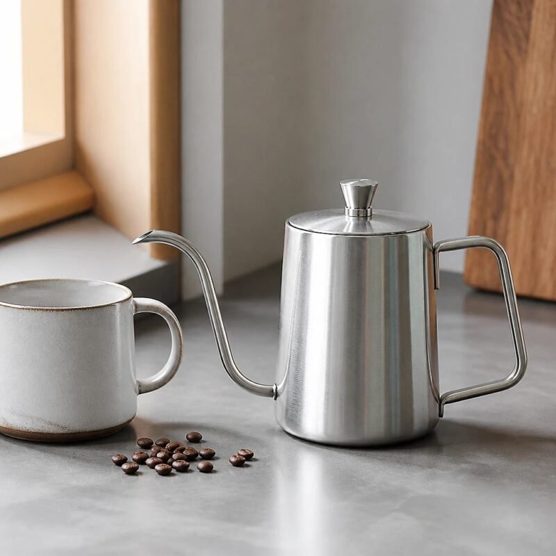 Gooseneck Pour Over Kettle, 350 ml, in a kitchen setting