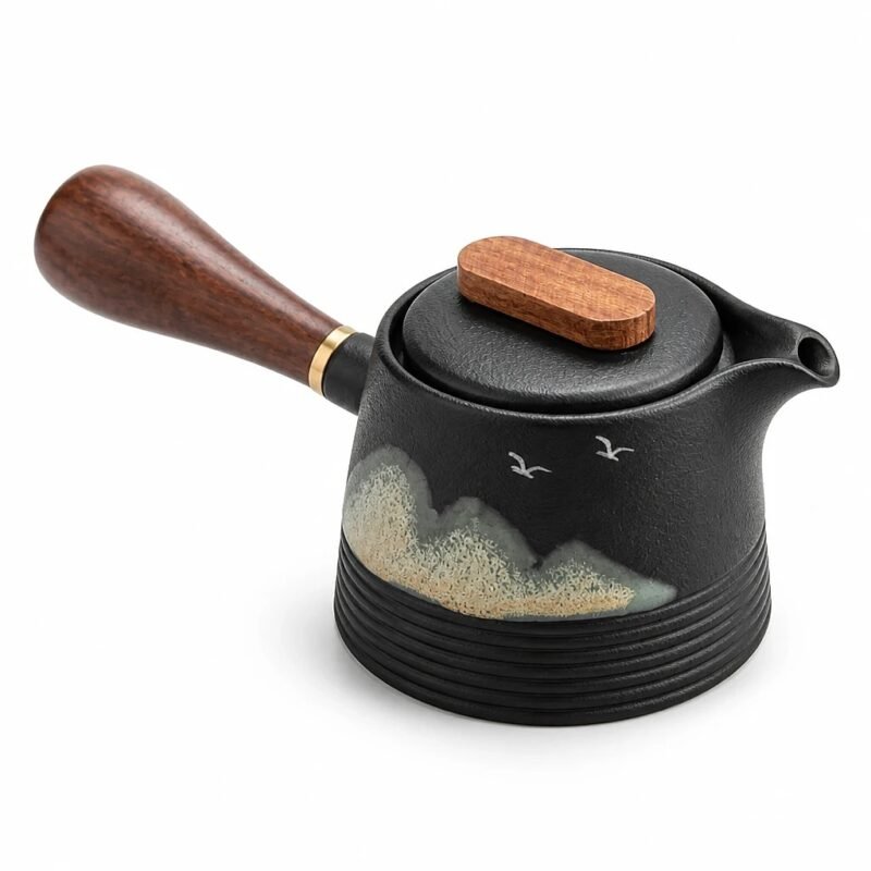 Hand Painted Side Handle Teapot, 290 ml — main packshot Hand Painted Side Handle Teapot, 290 ml, main packshot