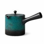 Kyusu Side Handle Teapot, 150 ml — side profile Kyusu Side Handle Teapot, 150 ml, side profile