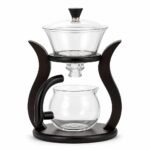 Magnetic Gongfu Tea Brewer with Stand, side profile