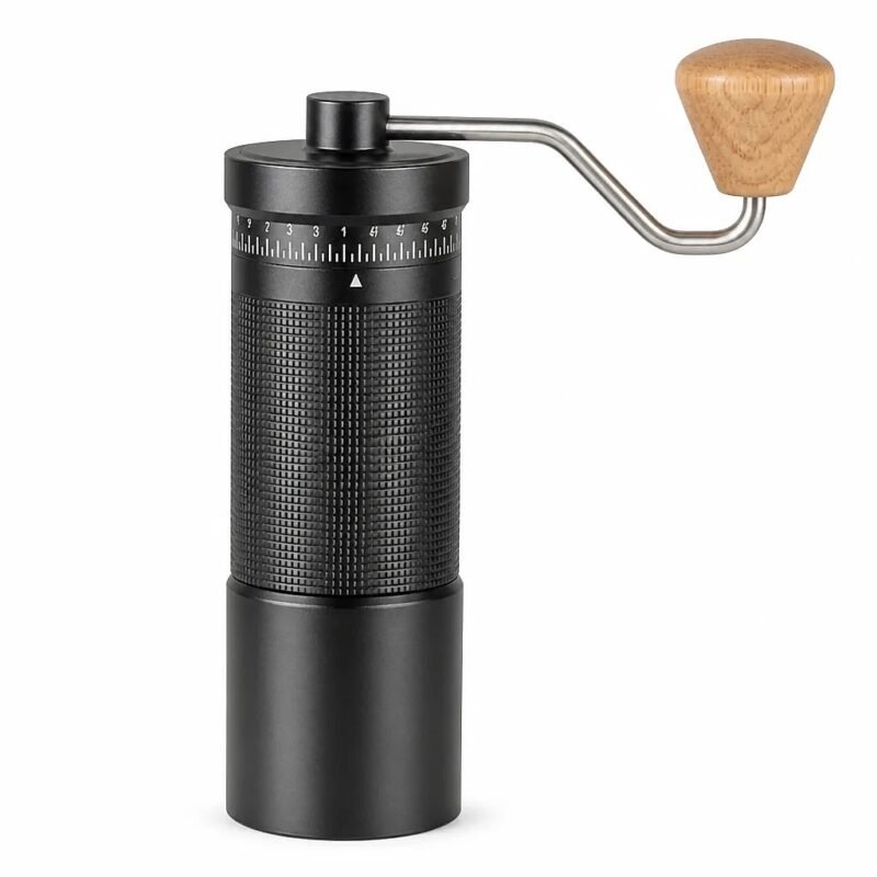 Manual Burr Coffee Grinder, 38 mm, side profile