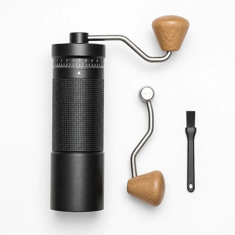Manual Burr Coffee Grinder, 38 mm, what is in the box