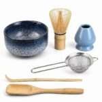 Matcha Set, Six Pieces — top three-quarter angle Matcha Set, Six Pieces, top three-quarter angle