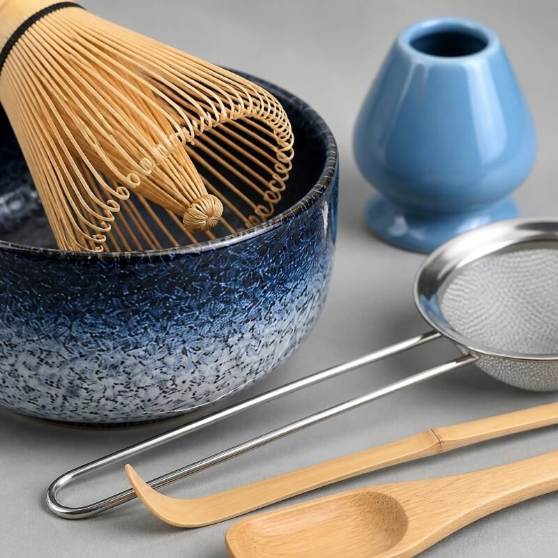 Matcha Set, Six Pieces, detail
