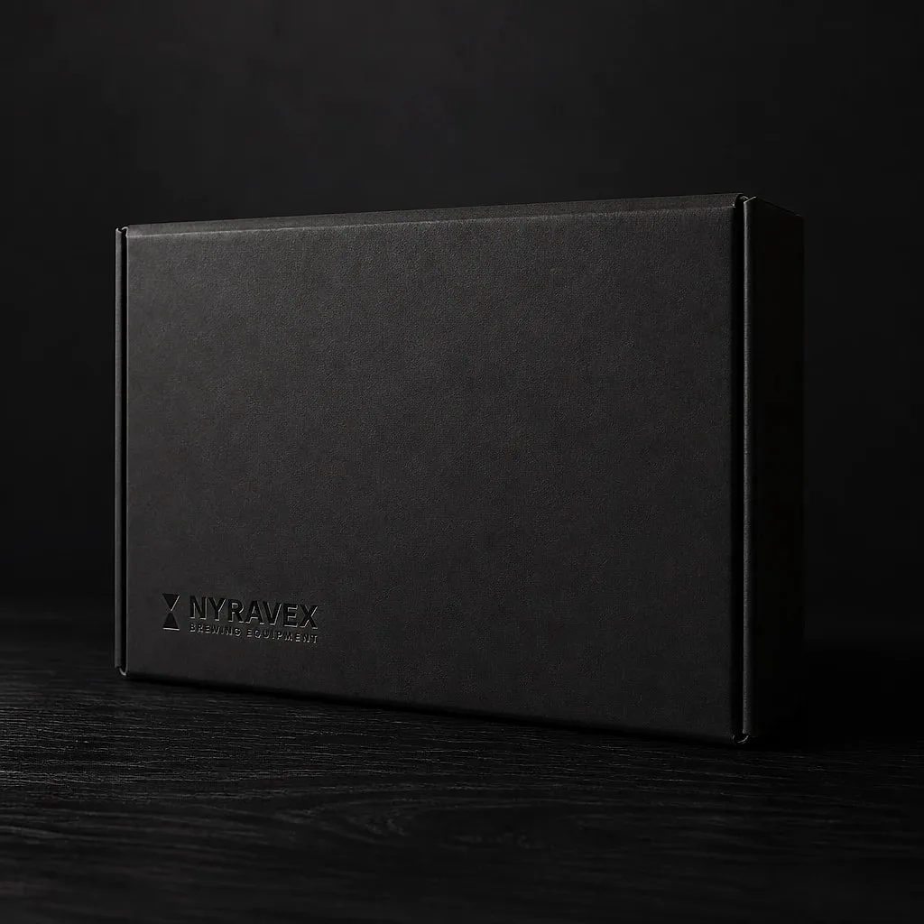 Closed black NYRAVEX box
