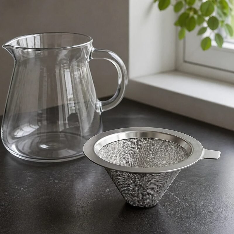 Paperless Mesh Dripper, at rest