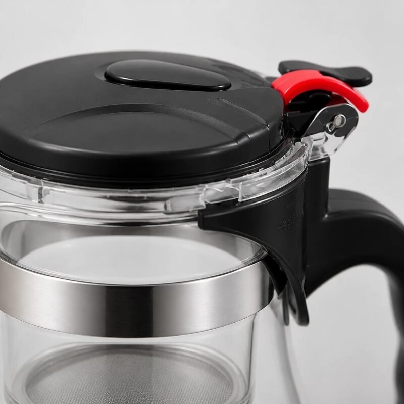 Press Button Glass Tea Brewer, 500 ml, detail
