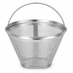 Reusable Basket Coffee Filter, Number 4, top three-quarter angle