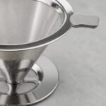 Reusable Stainless Steel Cone Coffee Filter — detail Reusable Stainless Steel Cone Coffee Filter, detail