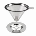 Reusable Stainless Steel Cone Coffee Filter — what is in the box Reusable Stainless Steel Cone Coffee Filter, what is in the box