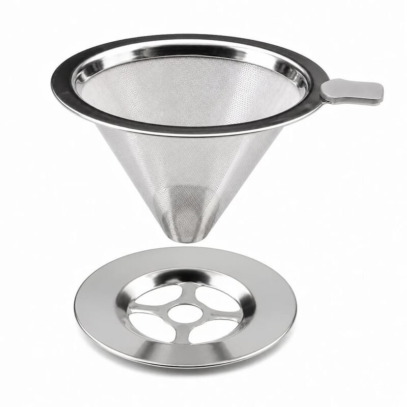 Reusable Stainless Steel Cone Coffee Filter, what is in the box