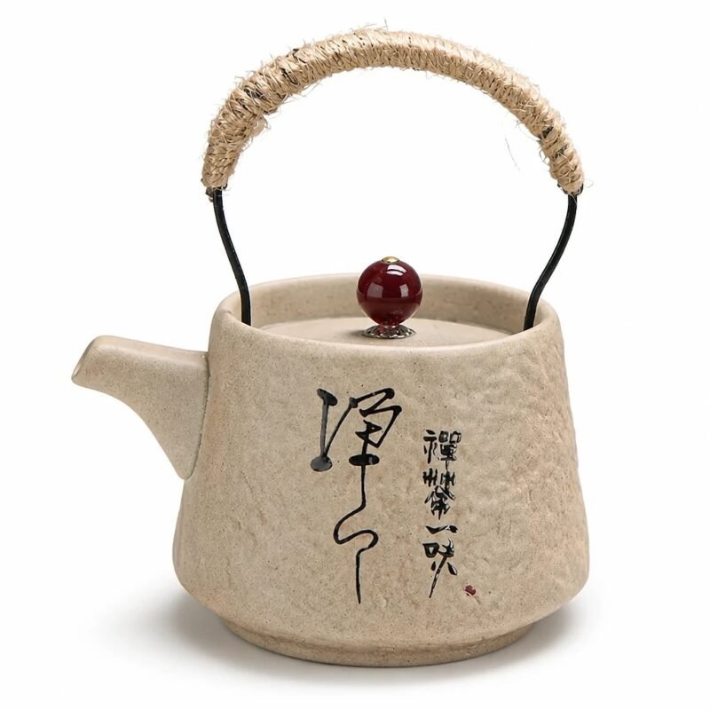 Rope Handle Ceramic Teapot, 400 ml — main packshot Rope Handle Ceramic Teapot, 400 ml, main packshot