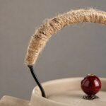Rope Handle Ceramic Teapot, 400 ml — detail Rope Handle Ceramic Teapot, 400 ml, detail