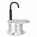 Single Serve Moka Pot, 50 ml — side profile Single Serve Moka Pot, 50 ml, side profile