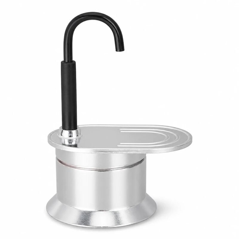 Single Serve Moka Pot, 50 ml, side profile