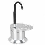 Single Serve Moka Pot, 50 ml — top three-quarter angle Single Serve Moka Pot, 50 ml, top three-quarter angle