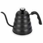 Stainless Steel Pour Over Kettle with Lid Thermometer — main packshot Stainless Steel Pour Over Kettle with Lid Thermometer, main packshot