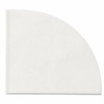 V02 Cone Filter Papers, 50 Sheets — side profile V02 Cone Filter Papers, 50 Sheets, side profile