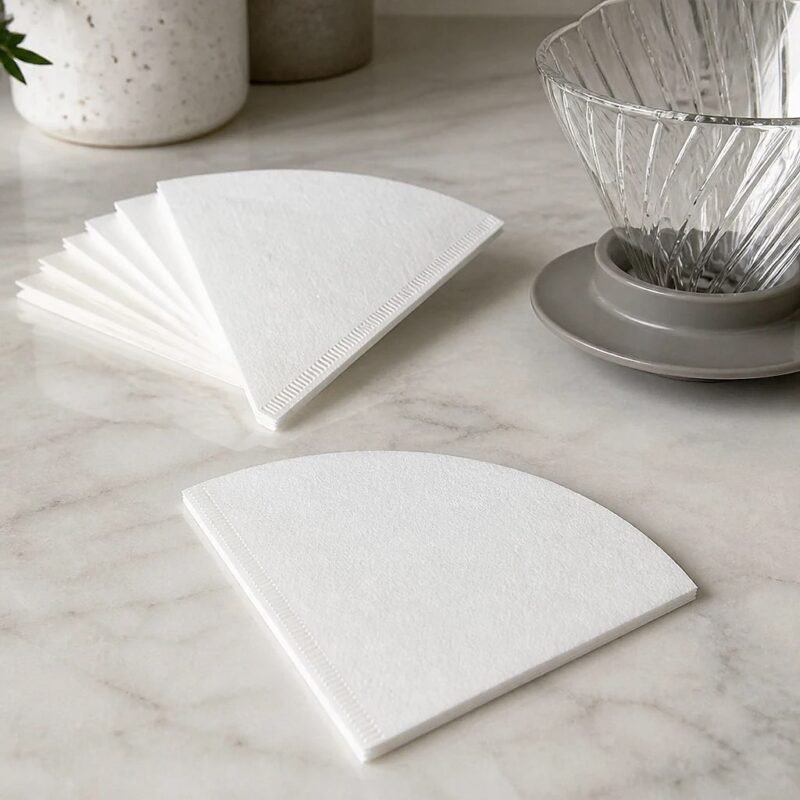 V02 Cone Filter Papers, 50 Sheets, at rest