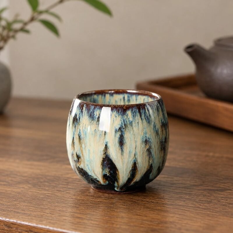 Ceramic Kung Fu Teacup, 110 ml