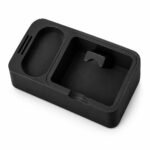 Coffee Knock Box, Removable Tray, top three-quarter angle Coffee Knock Box, Removable Tray