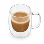 Double Wall Glass Coffee Cup, 450 ml