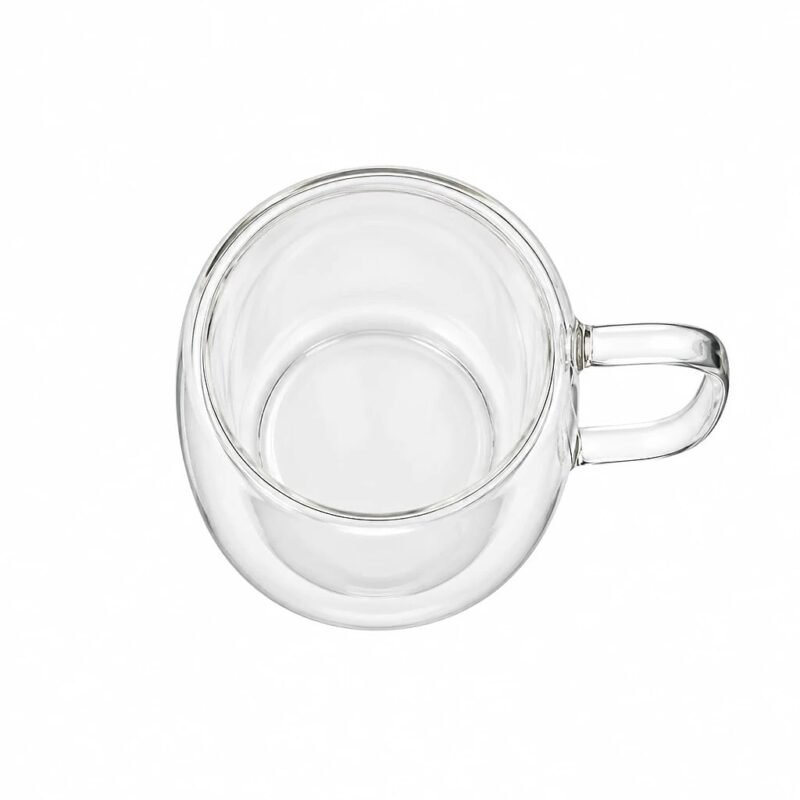 Double Wall Glass Coffee Cup, 450 ml
