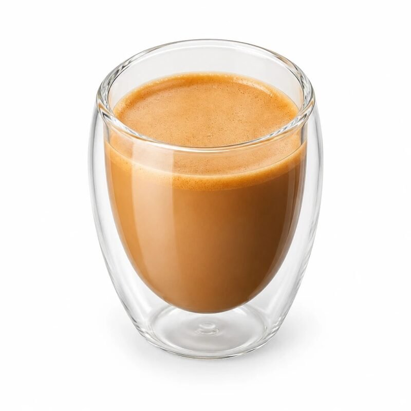 Double Wall Glass Cup, 80 ml