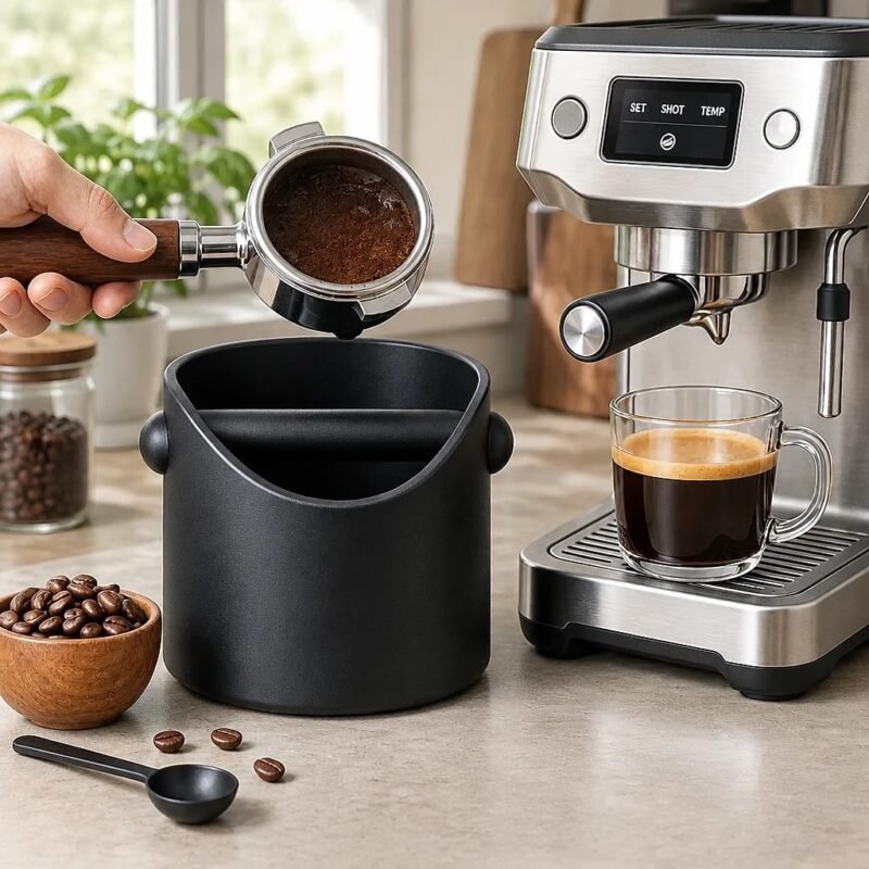 Espresso Knock Box Container