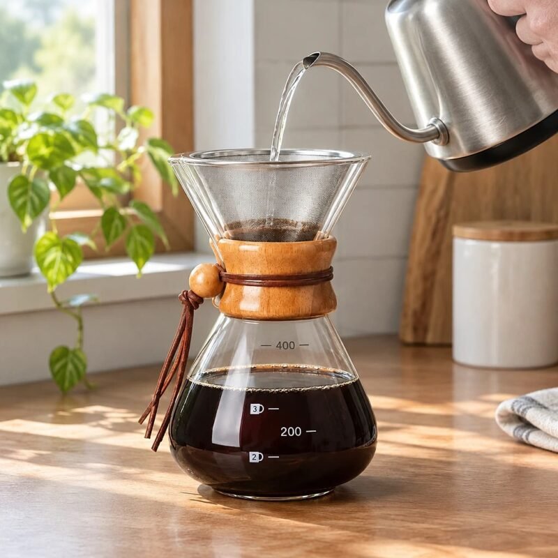 Glass Pour Over Coffee Maker