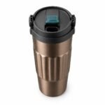 Insulated Travel Mug, 500ml, top three-quarter angle Insulated Travel Mug, 500ml