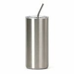 Insulated Tumbler with Straw, 600ml, side profile Insulated Tumbler with Straw, 600ml